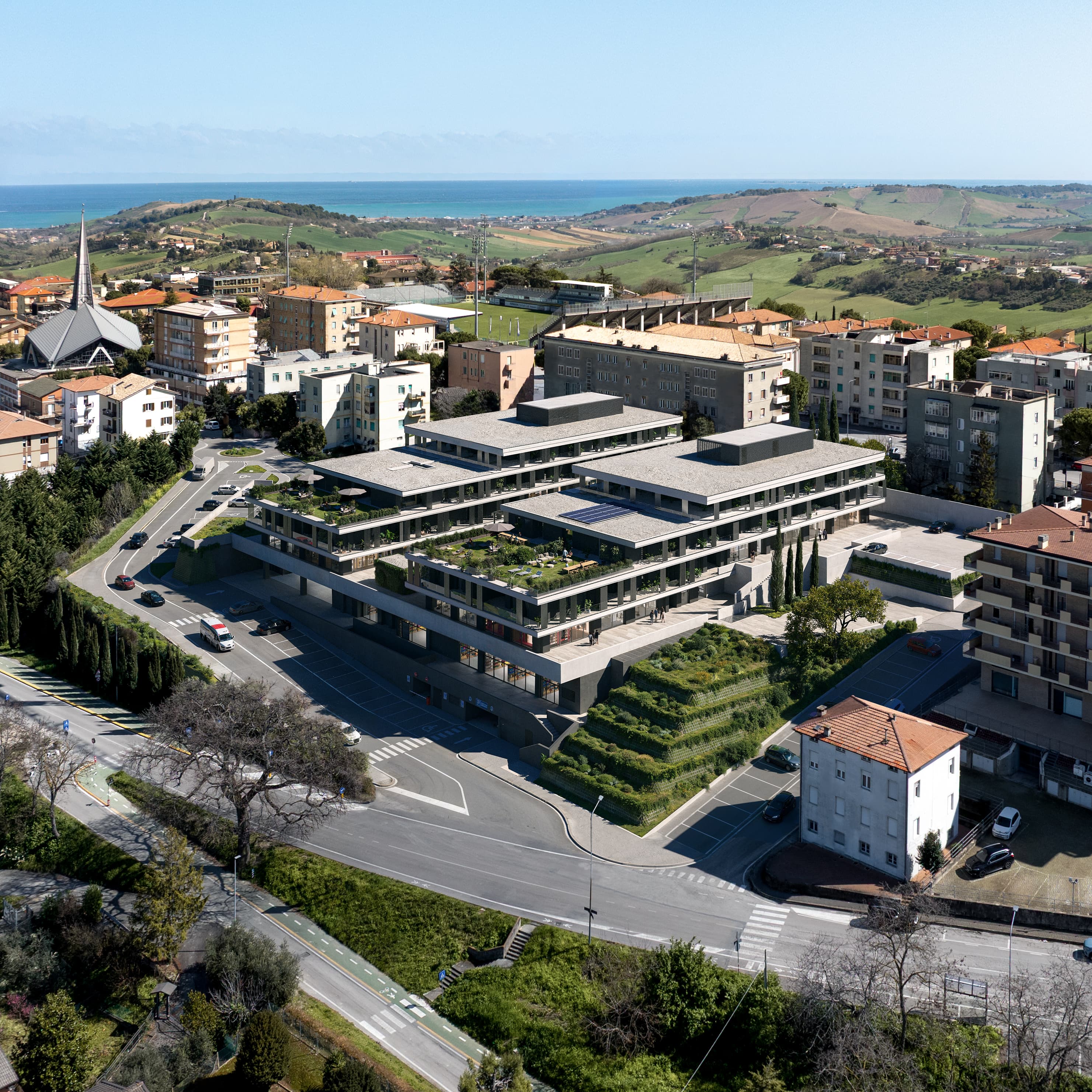 Aerial view