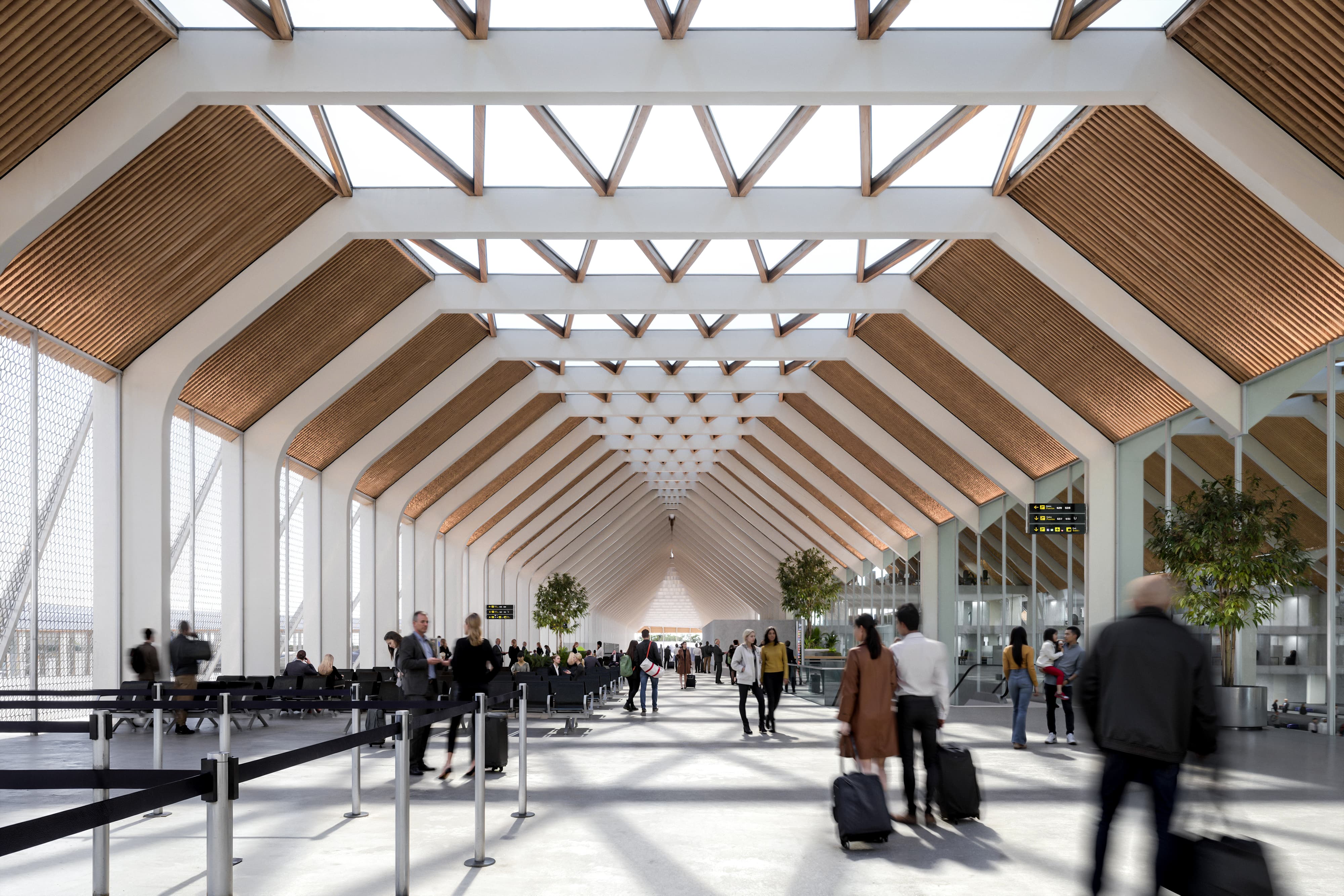Terminal interior