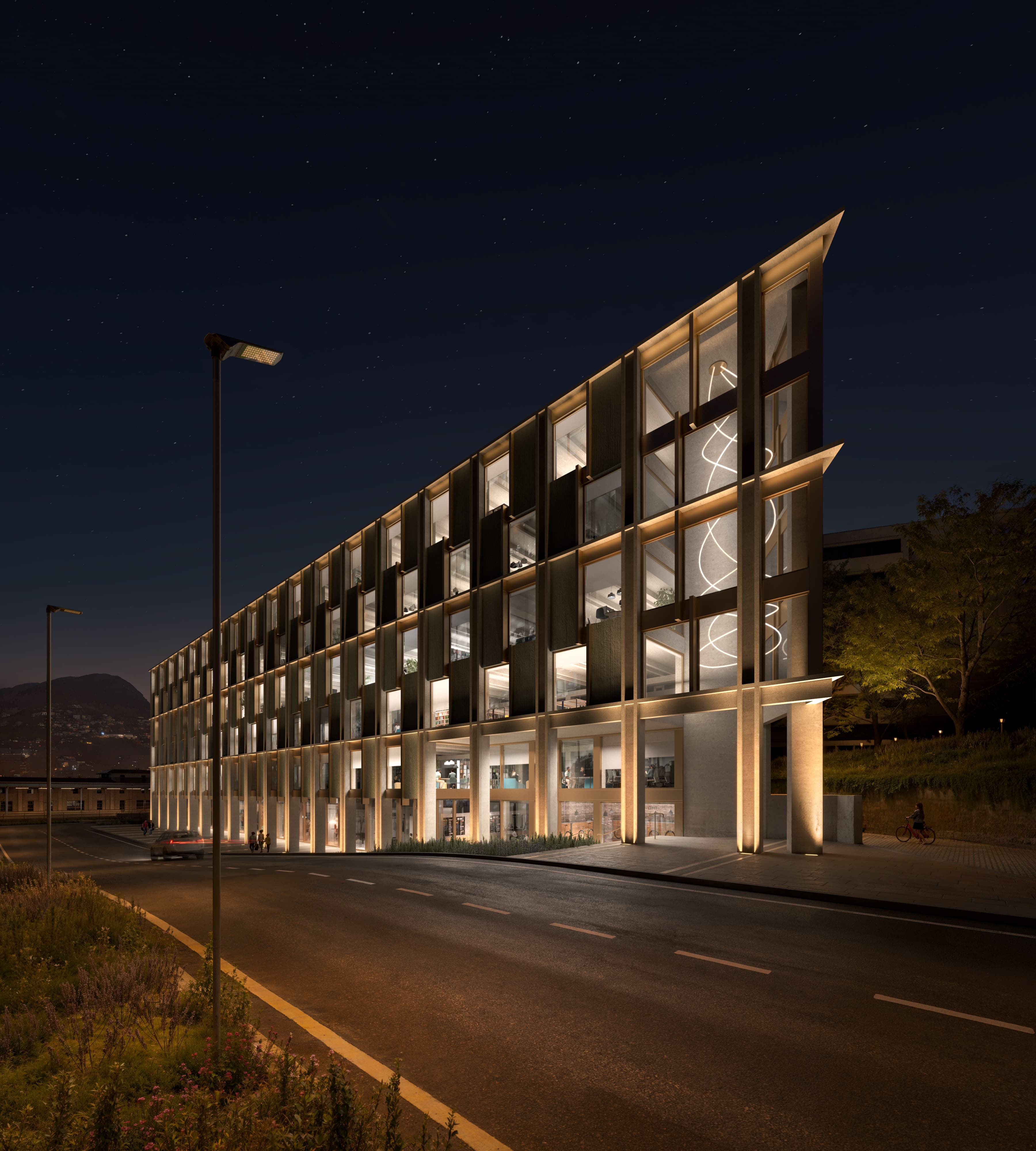 Night exterior
